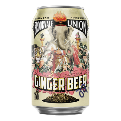 Brookvale Union Alcoholic Ginger Beer 330ml Can 10 Pack