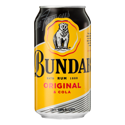 Bundaberg Original UP Rum & Cola 375ml Can Case of 24