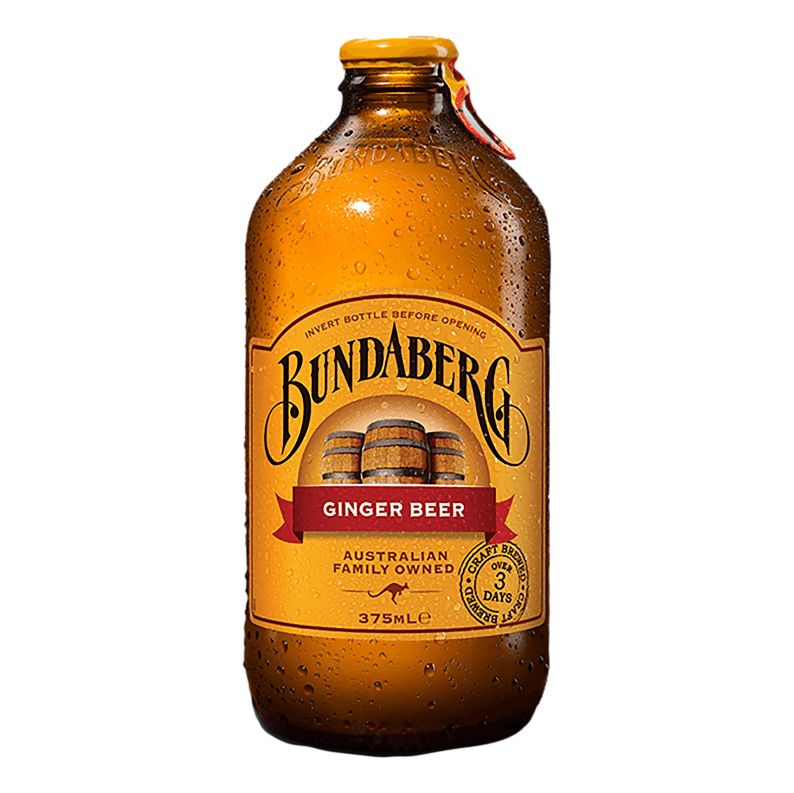 Bundaberg Ginger Beer 375ml Bottle Single