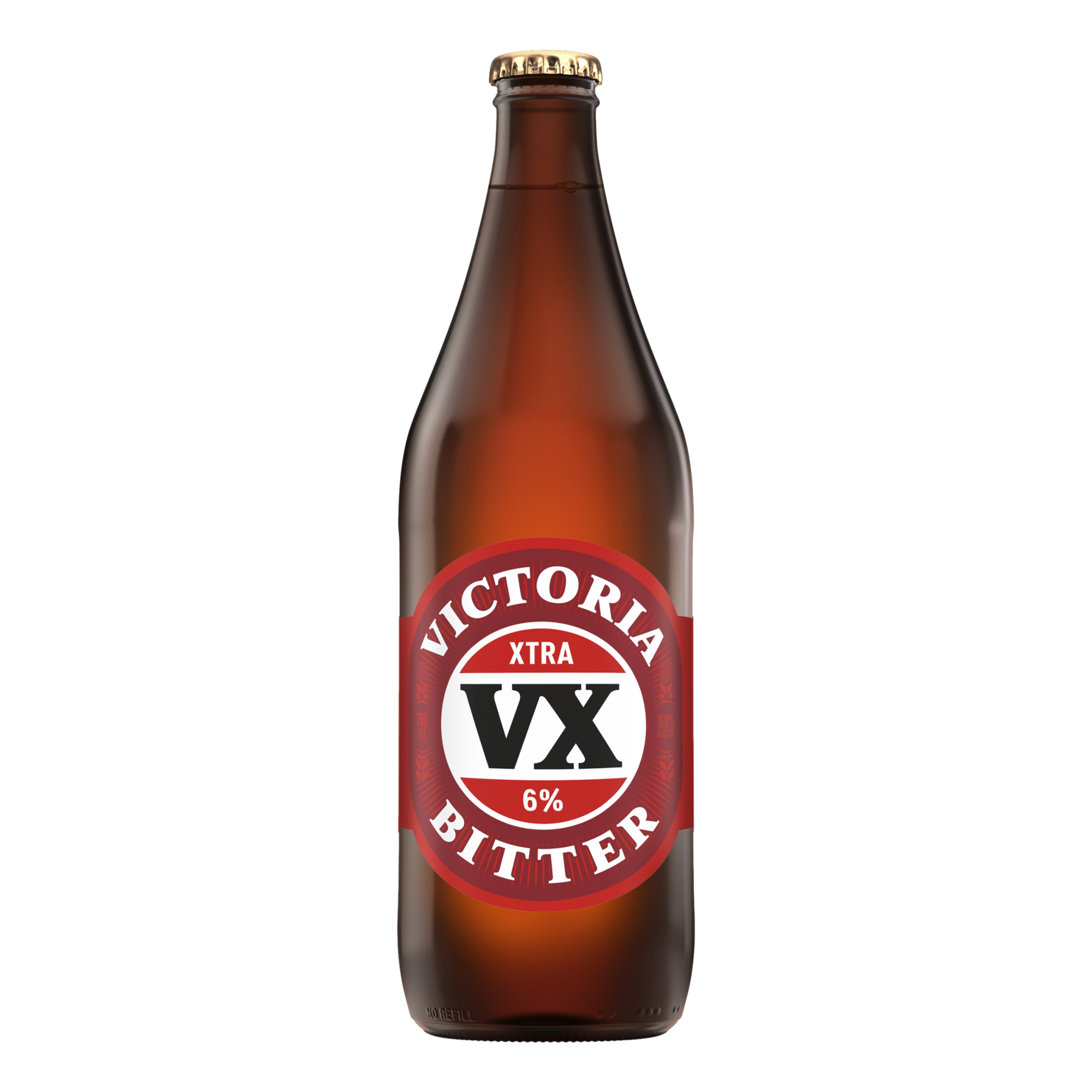 Victoria Bitter XTRA VX Lager 6% 750ml Bottle