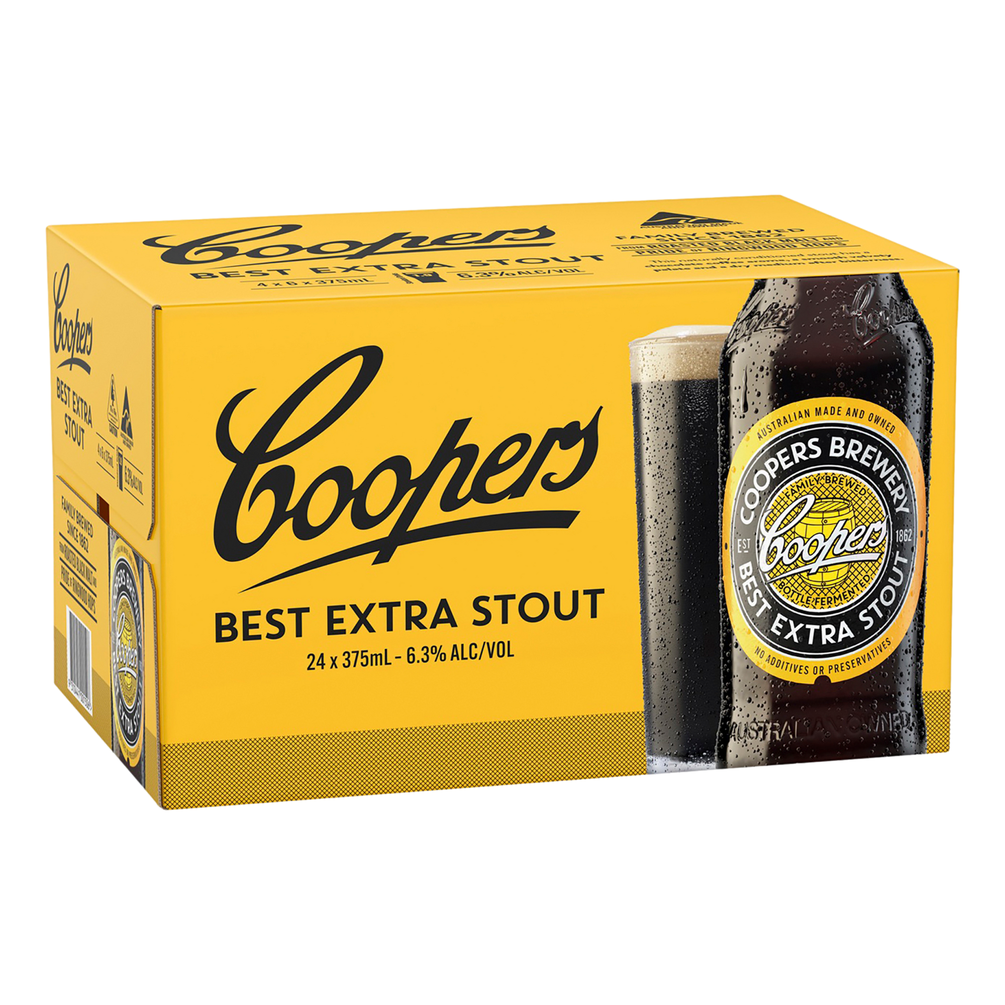 Coopers Extra Stout 375ml Bottle Case of 24