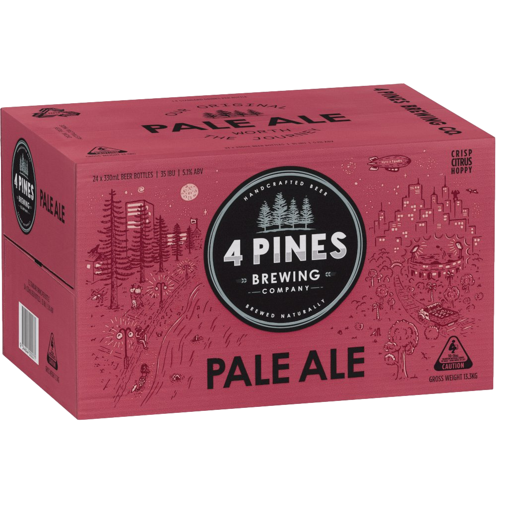 4 Pines Pale Ale 330ml Bottle Case of 24