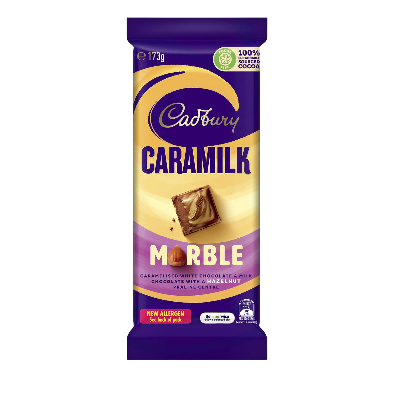 Cadbury Caramilk Marble Block 173G