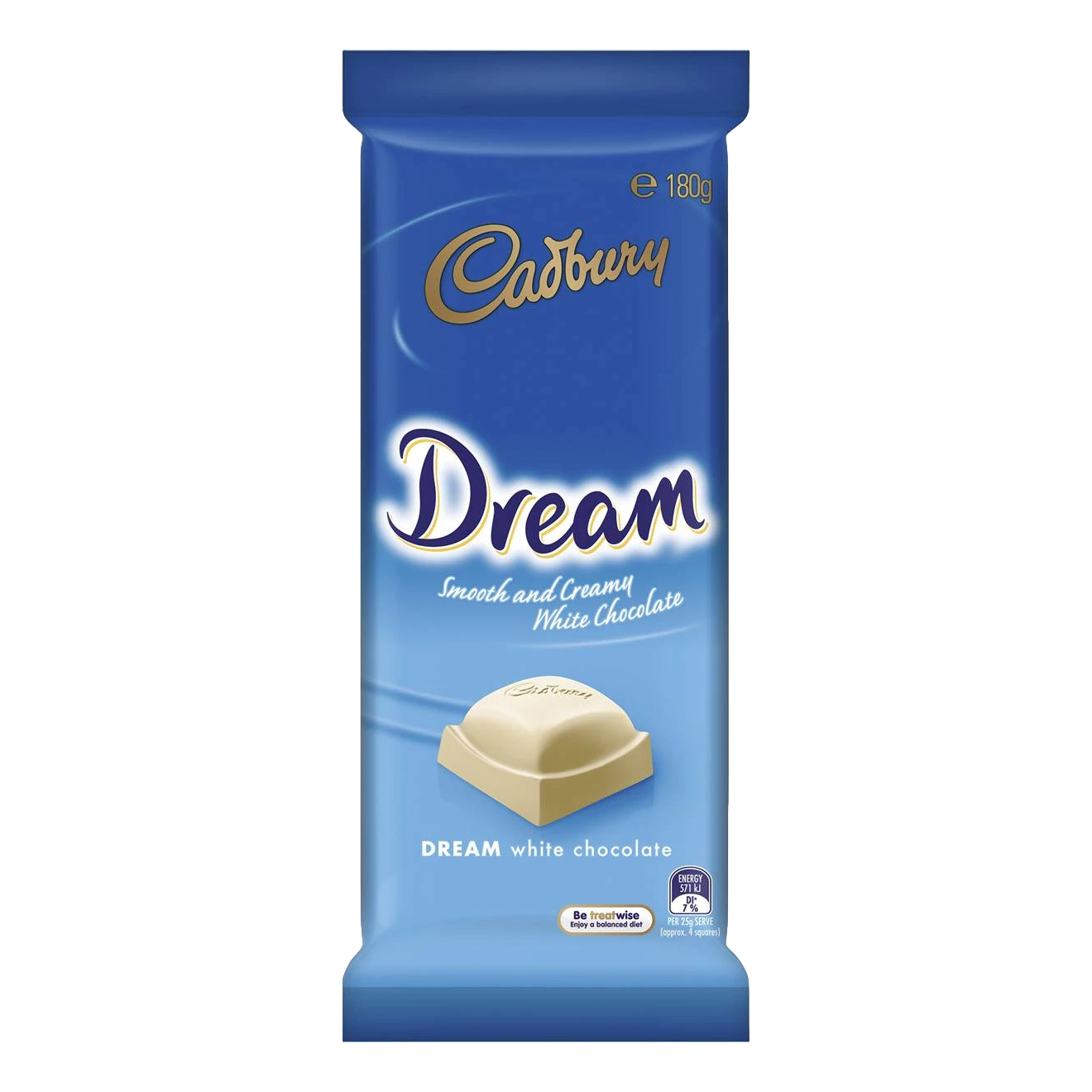 Cadbury DAIRY MILK Dream White Chocolate Block 180g