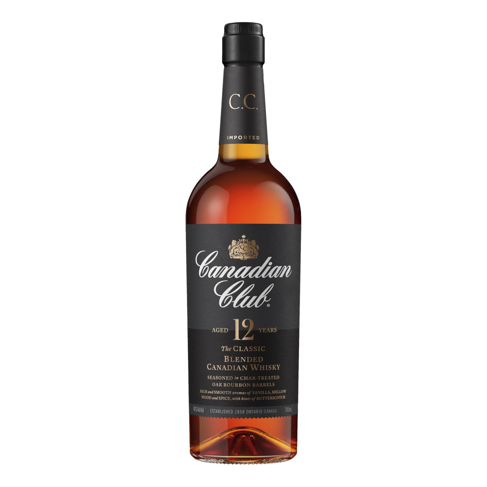 Canadian Club Canadian Whisky 12YO 700ml - Camperdown Cellars