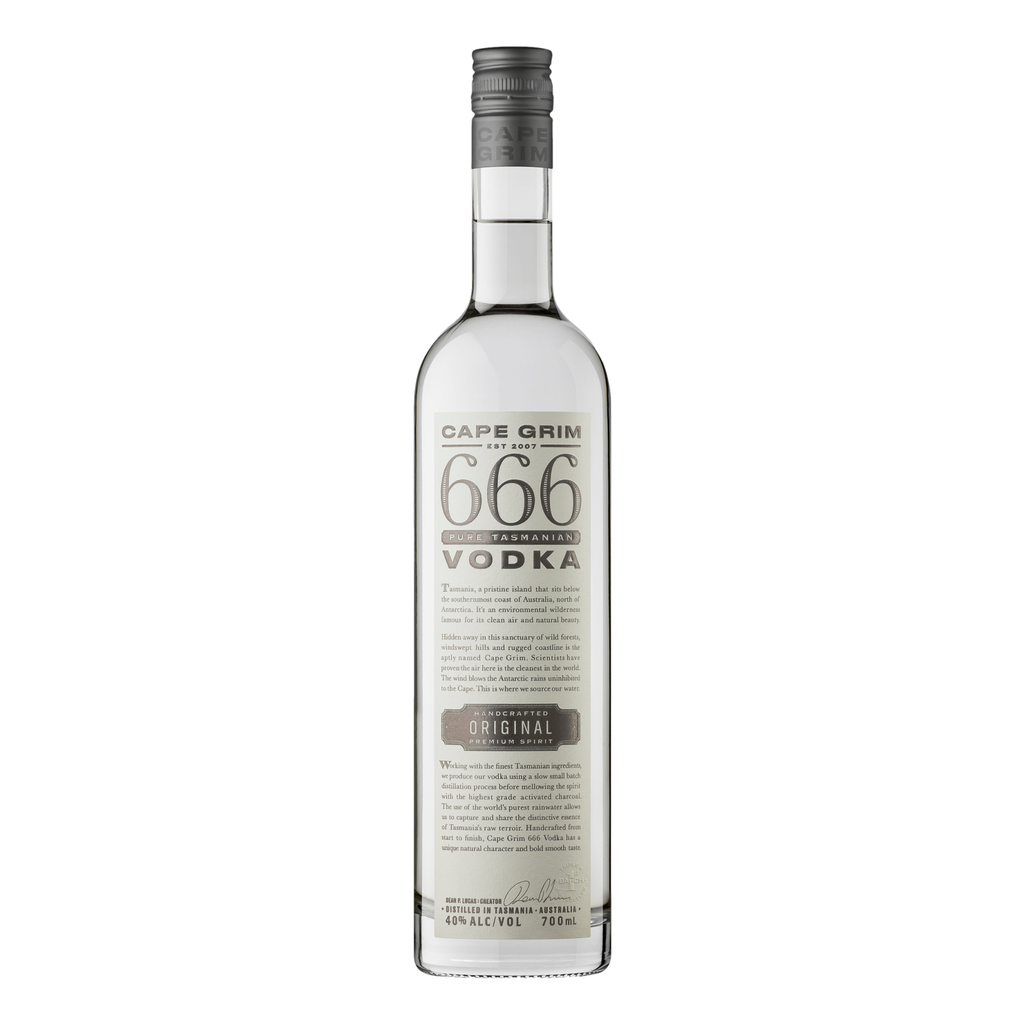Cape Grim 666 Original Vodka 700ml