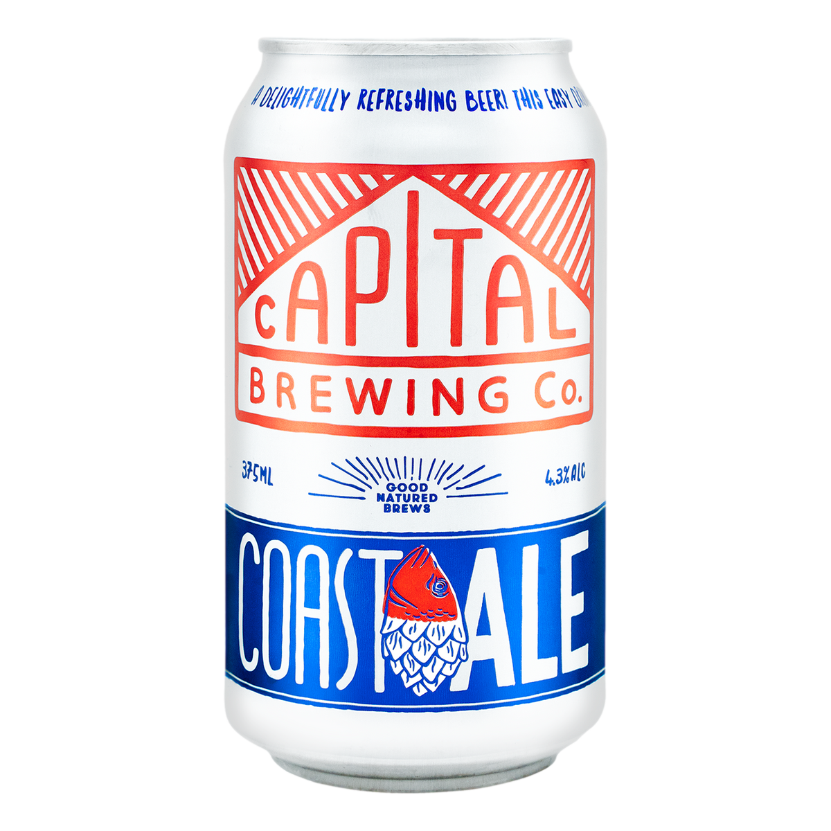 Capital Brewing Co. Coast Ale 375ml Can Case of 16