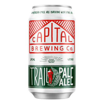 Capital Brewing Co. Trail Pale Ale 375ml Can Case of 16