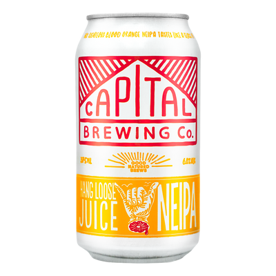 Capital Brewing Co. Hang Loose Juice NEIPA 375ml Can 4 Pack