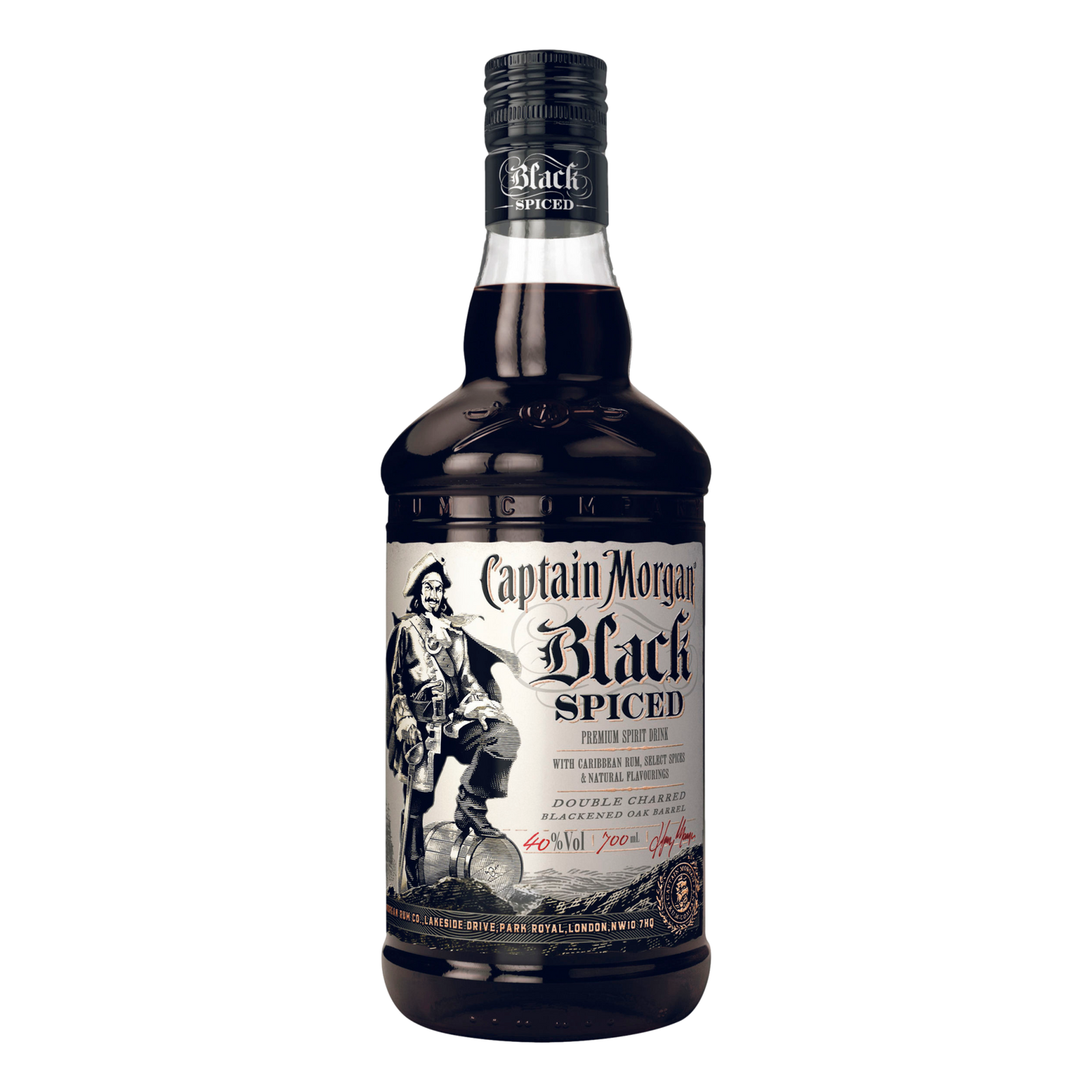 Captain Morgan Black Spiced Rum 700ml