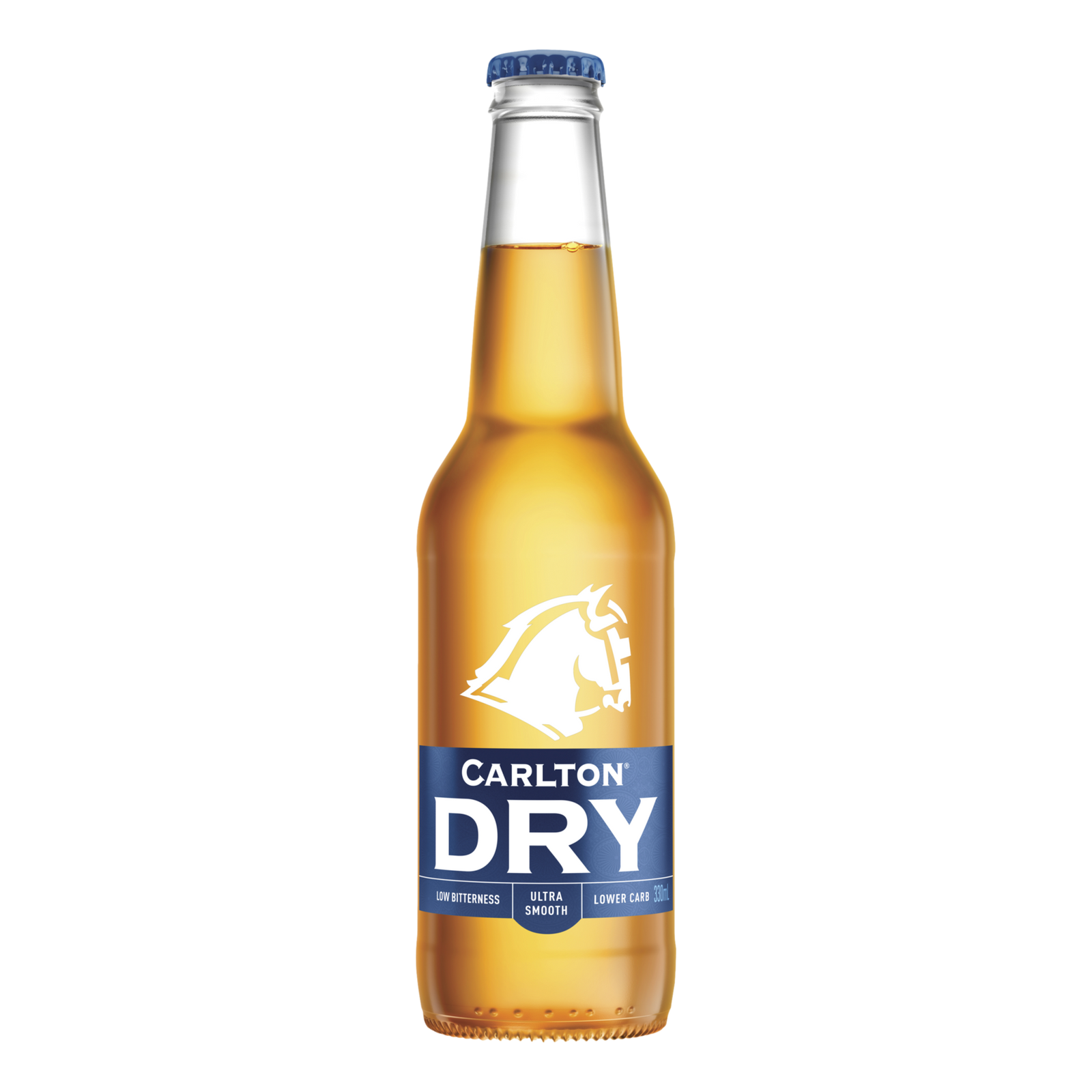 Carlton Dry Lower Carb Lager 330ml Bottle Single