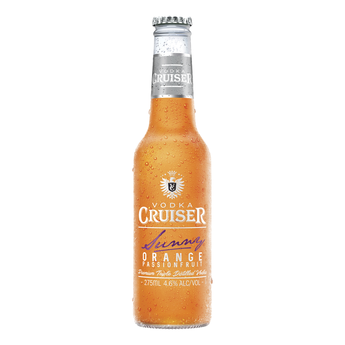 Vodka Cruiser Sunny Orange & Passionfruit 275ml Bottle Case of 24