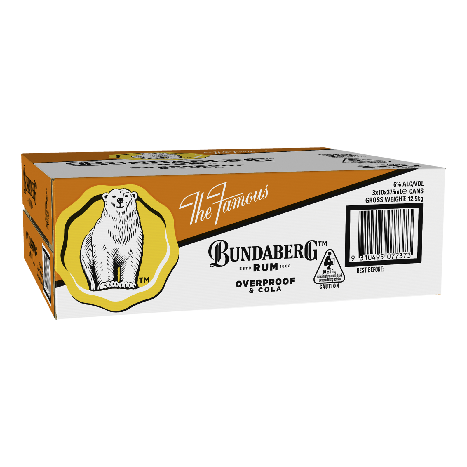 Bundaberg OP Rum & Cola 375ml Can Case of 30