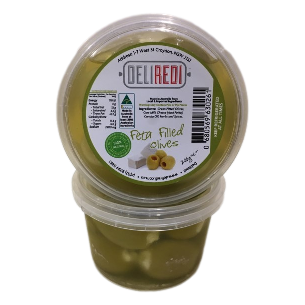 Deliredi Olives Feta Filled 200g