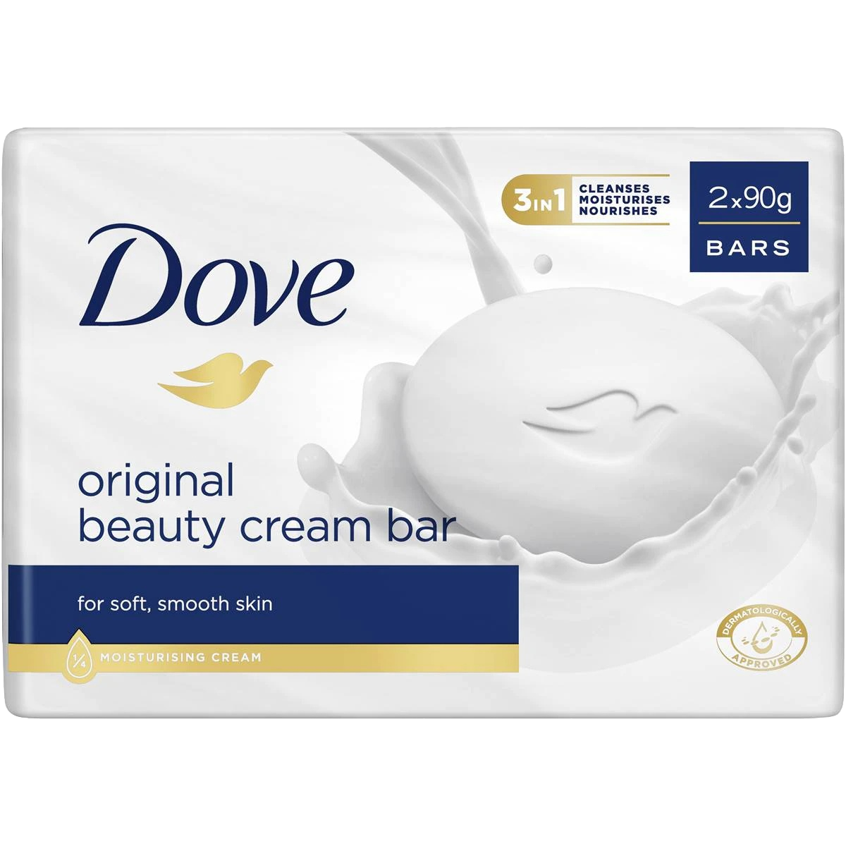 Dove Beauty Cream Bar Original 2 Pack 180g