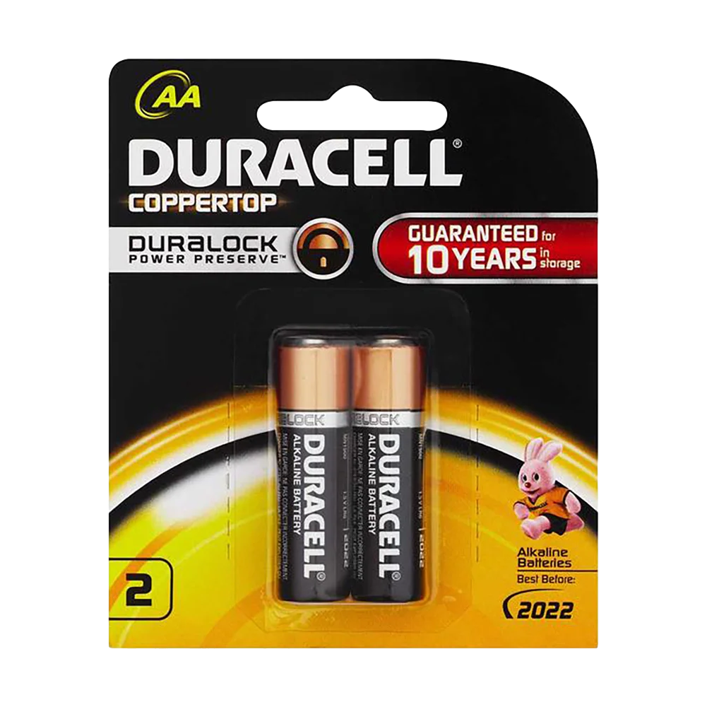 Duracell Battery AA 2 Pack