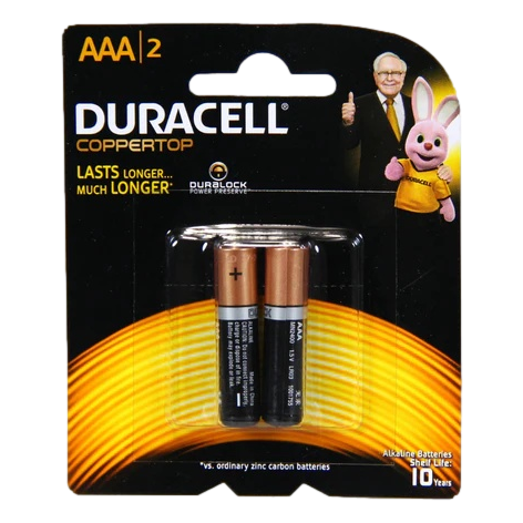 Duracell Battery AAA 2 Pack