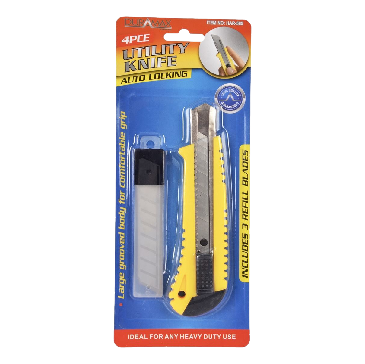 Duramax Utility Knife with 3 Refill Blades