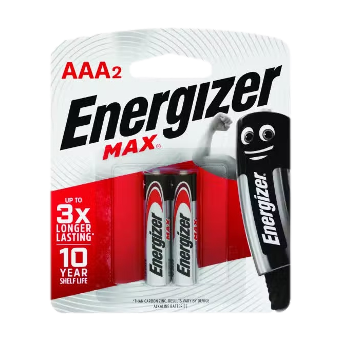 Energizer Battery Max AAA 2 Pack