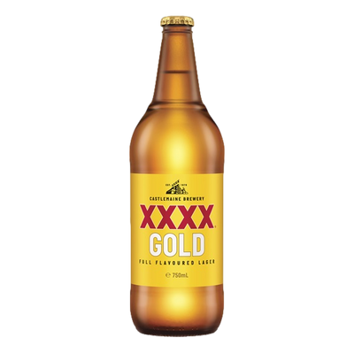 XXXX Gold Lager 750ml Bottle Case of 12