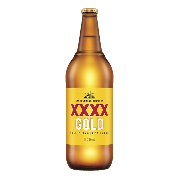 XXXX Gold Lager 750ml Bottle Single