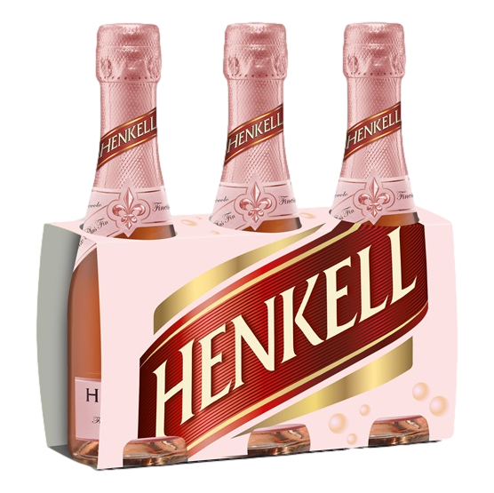 Henkell Trocken Dry-Sec Rose Piccolo 200ml 3 Pack