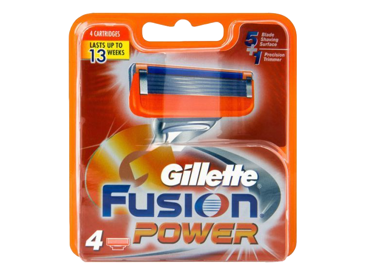 Gillette Fusion Power Razor Blades 4 Pack