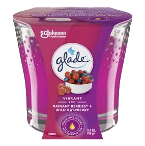 Glade Candle Radiant Berries & Wild Raspberry 96g