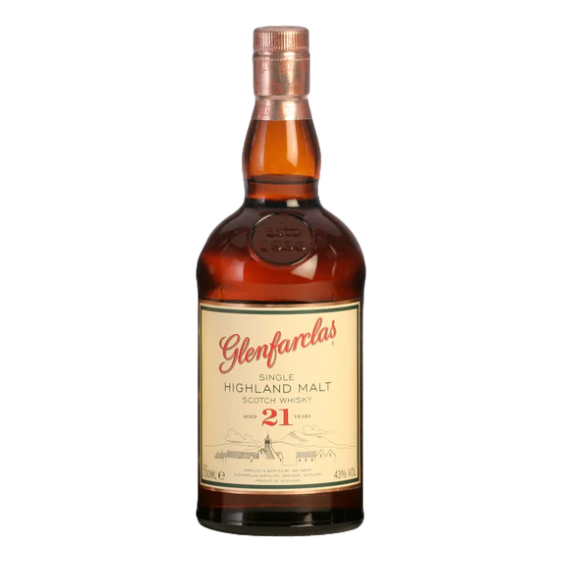 Glenfarclas Highland Single Malt Scotch Whisky 21YO 700ml