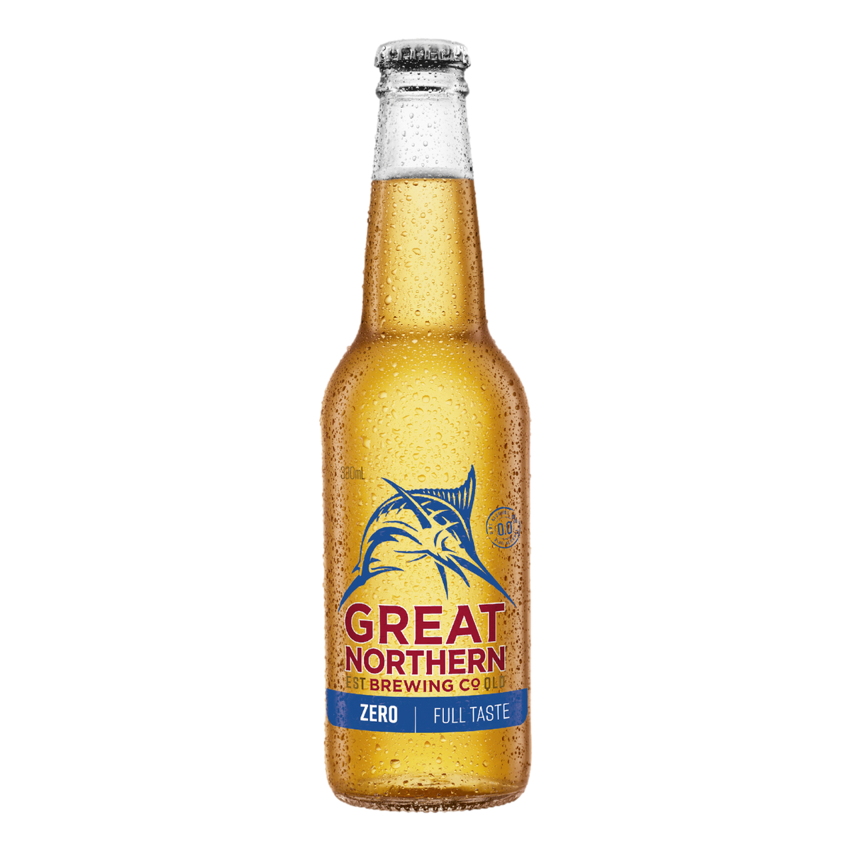 Great Northern Zero Non-Alcoholic Lager 330ml Bottle Single