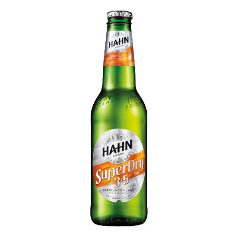 Hahn Super Dry Mid Strength 3.5% 330ml Bottle Case of 24