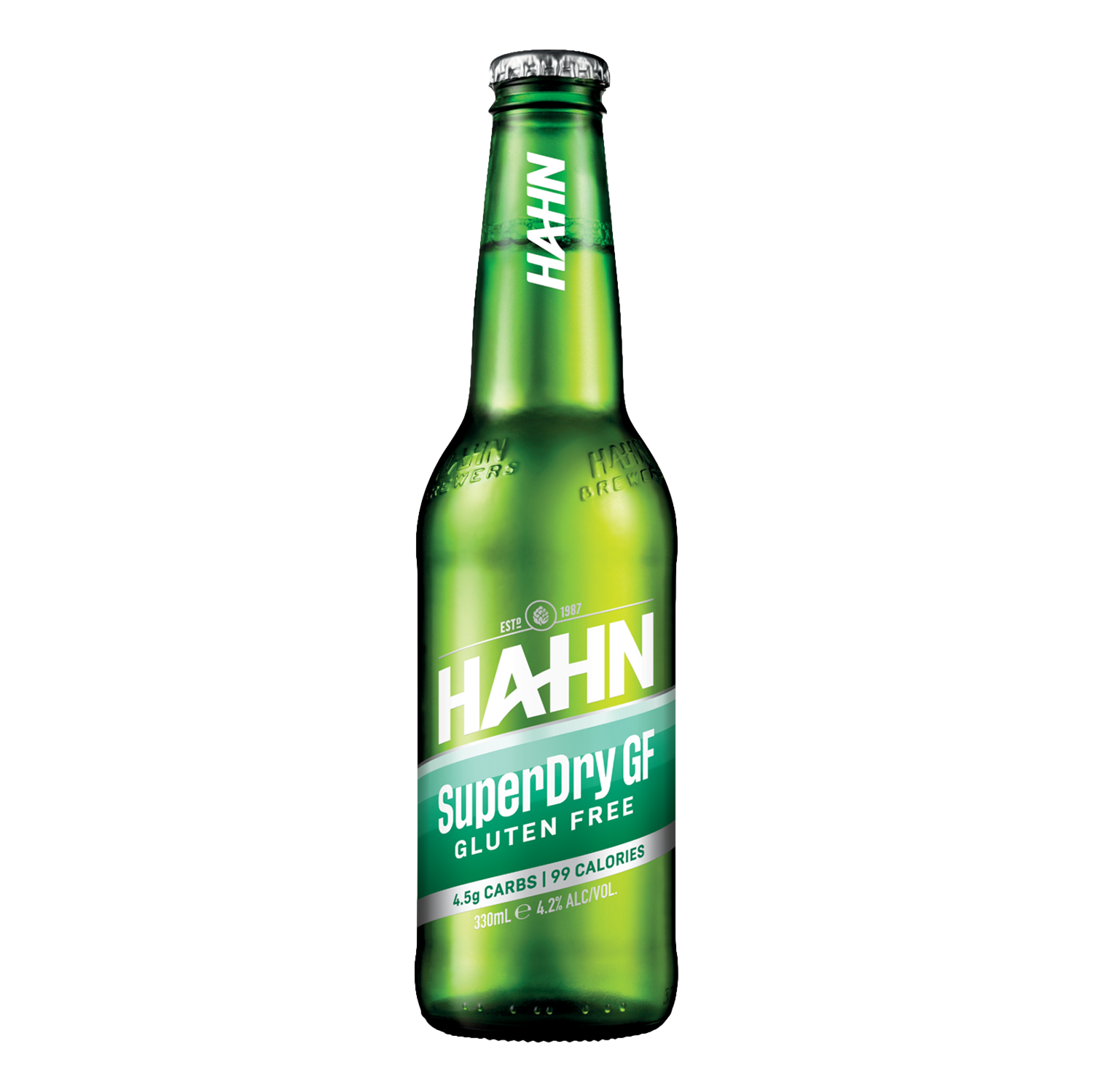 Hahn Super Dry Lager Gluten Free 330ml Bottle Single