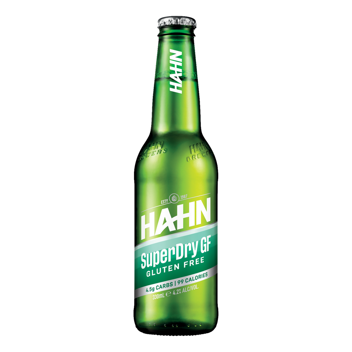 Hahn Super Dry Gluten Free 330ml Bottle 6 Pack