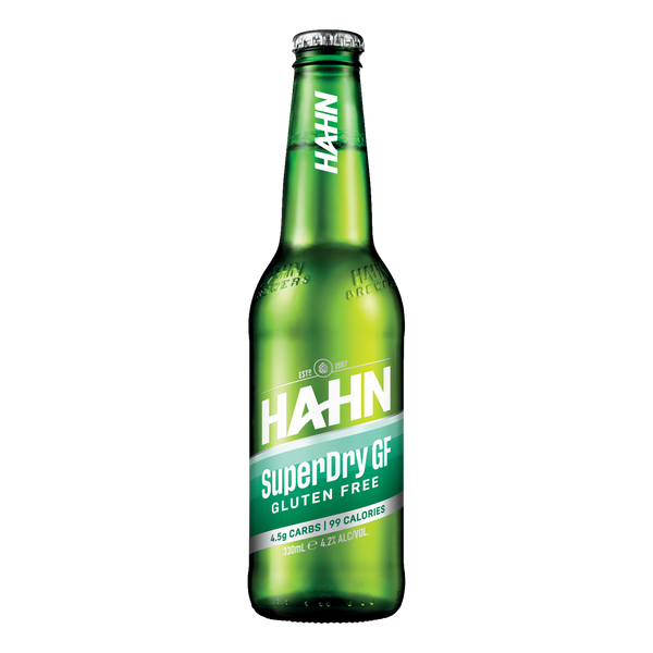 Hahn Super Dry Gluten Free 330ml Bottle Case of 24 - Camperdown Cellars