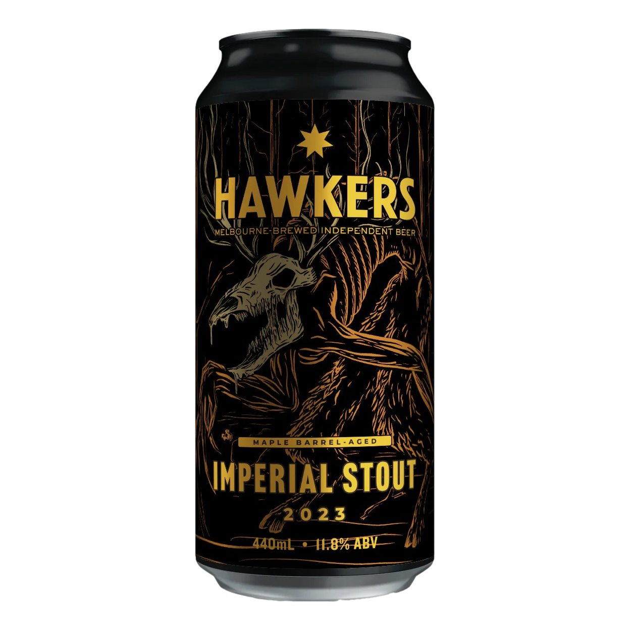 Hawkers Maple Barrel-Aged Imperial Stout 440ml Can Single