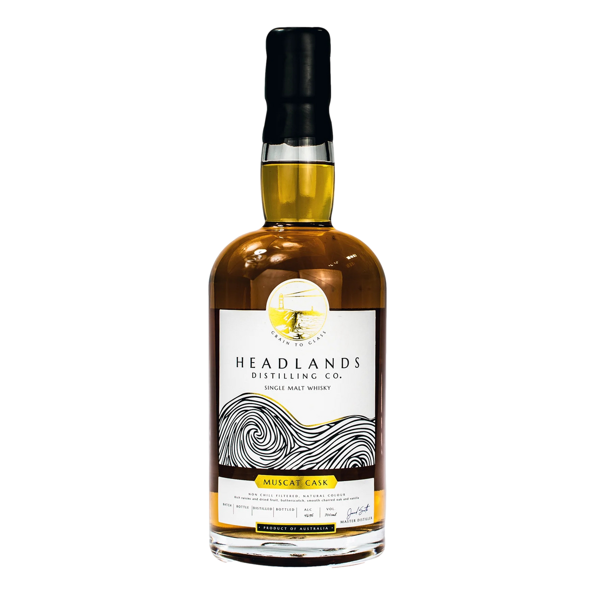 Headlands Muscat Cask Single Malt Whisky 700ml