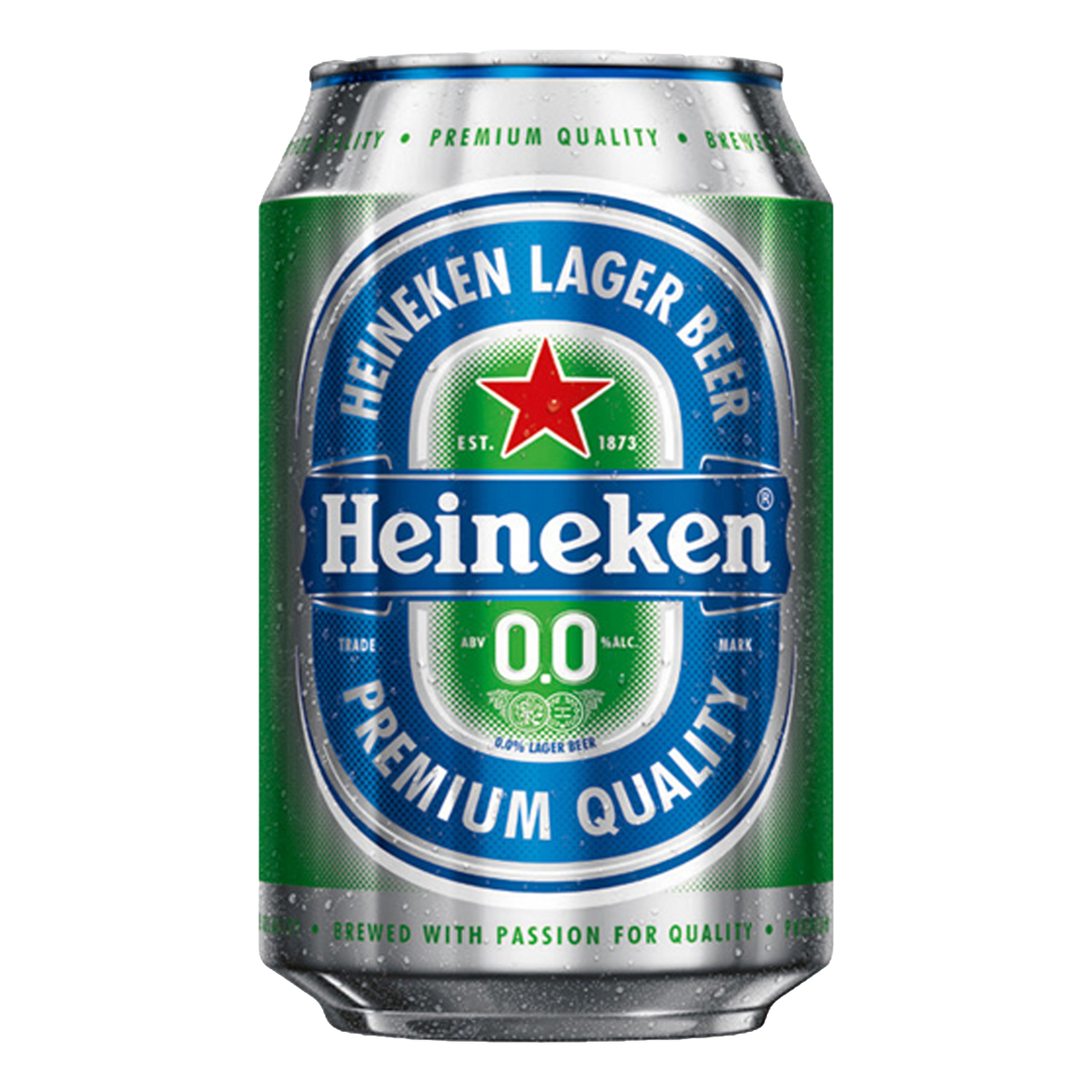 Heineken 0.0 Non-Alcoholic Lager 330ml Can Single