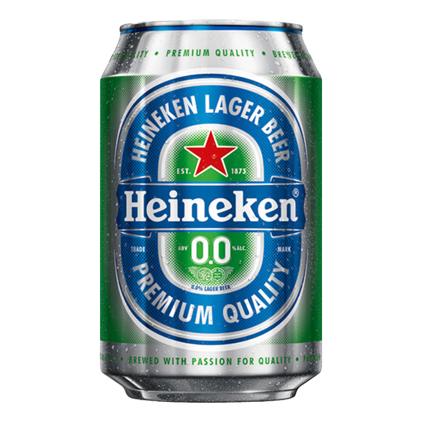 Heineken 0.0 Non-Alcoholic Lager 330ml Can Single