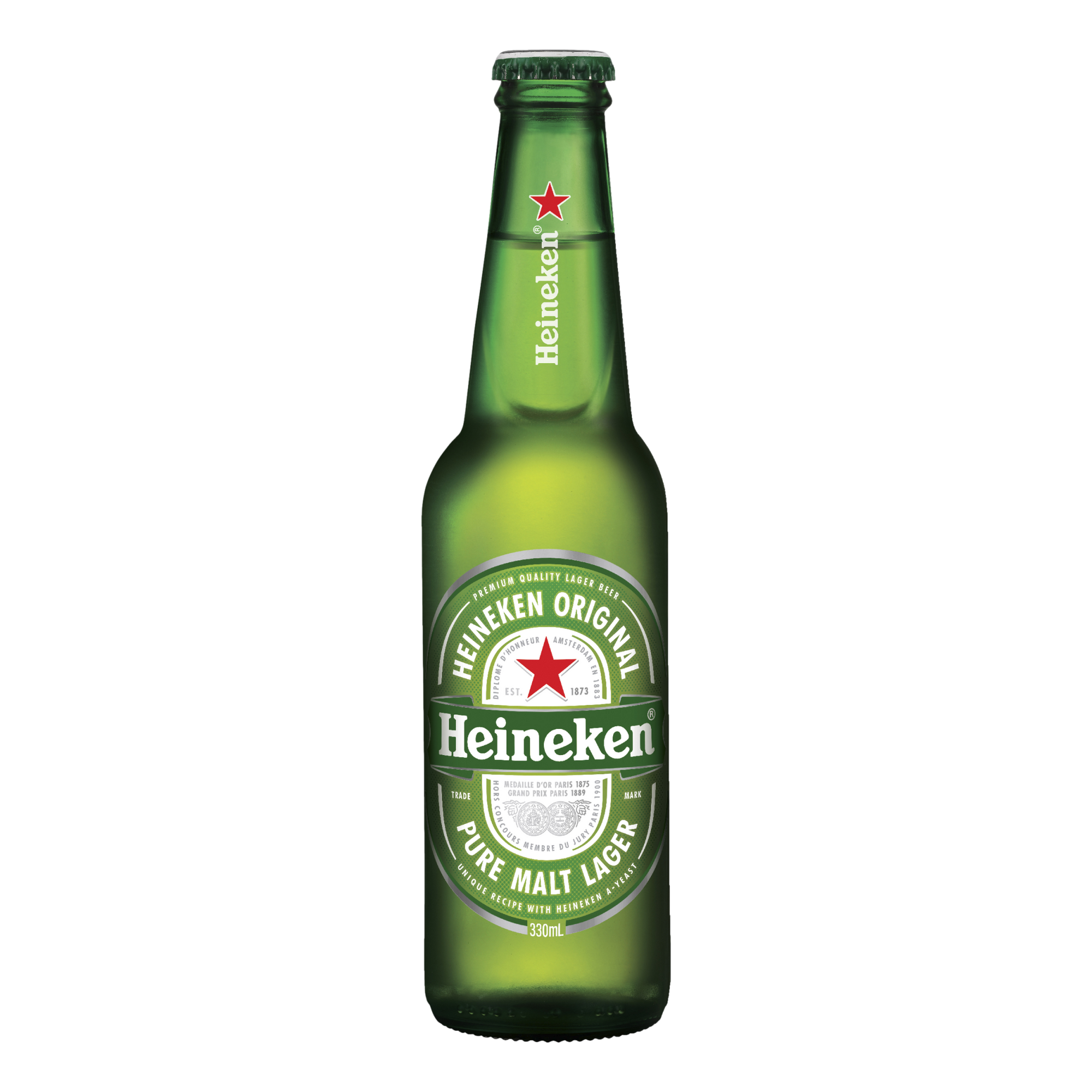 Heineken Original Lager 330ml Bottle Single
