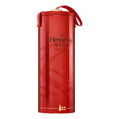 Hennessy Holiday Edition Cognac Cylinder Pack with Coasters VSOP 700ml