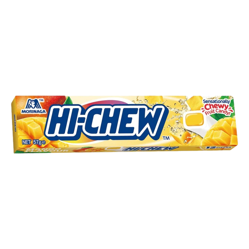 Hi-Chew Chewy Fruit Candy Mango Flavour 57g