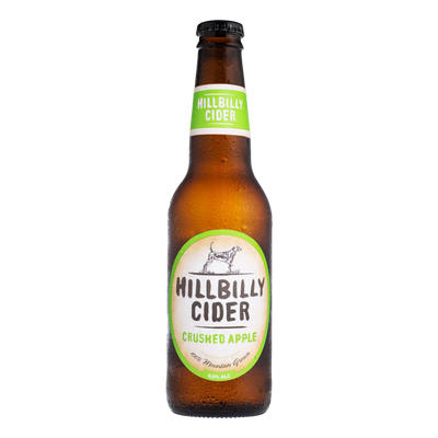 Hillbilly Crushed Apple Cider 330ml Bottle 4 Pack