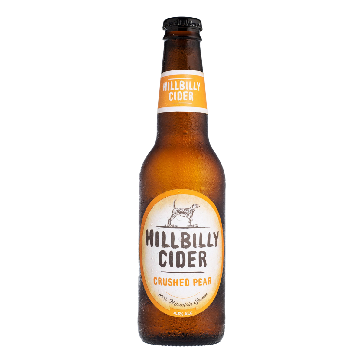 Hillbilly Crushed Pear Cider 330ml Bottle 4 Pack