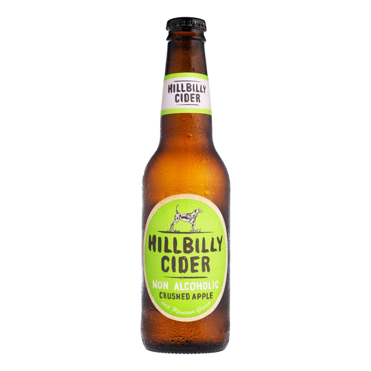 Hillbilly Non-Alcoholic Apple Cider 330ml Bottle 4 Pack