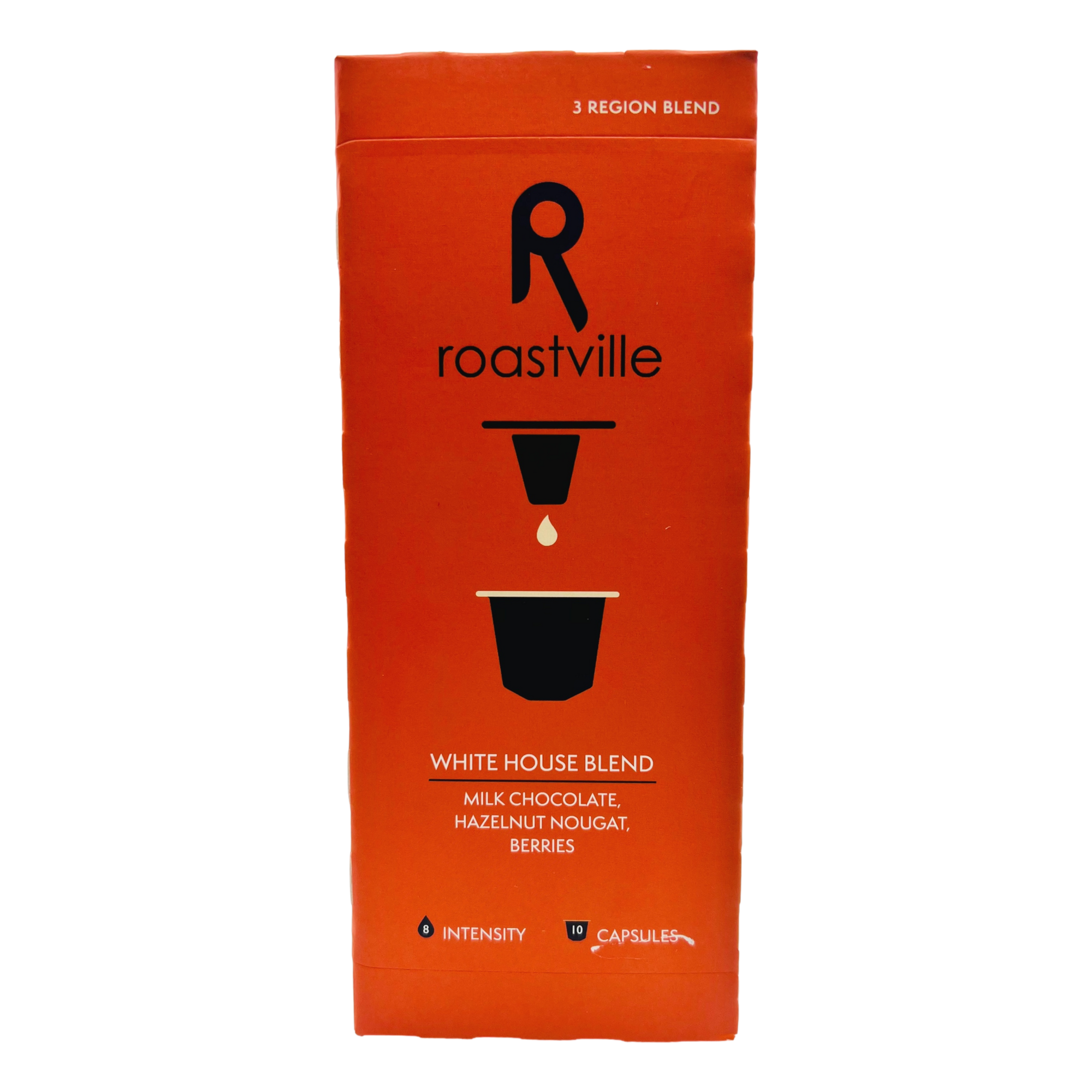 Roastville Whitehouse Blend Coffee Capsules 10 Pack