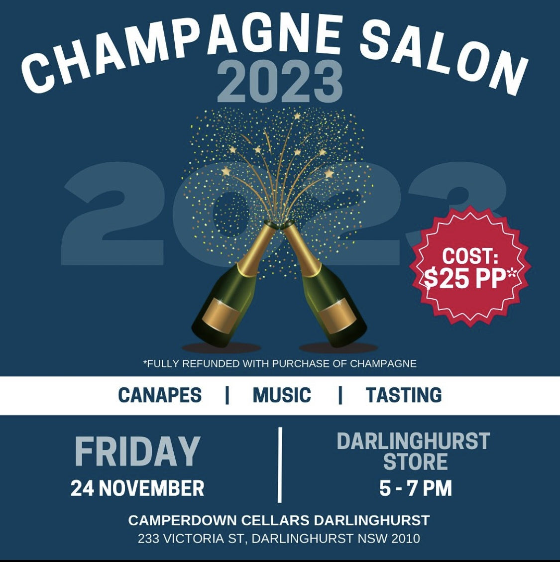Champagne Salon 2023 - Single Entry