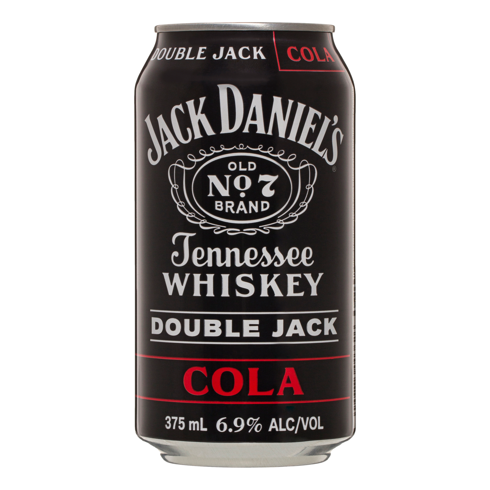 Jack Daniel's Double Jack & Cola 6.9% 375ml Can Single