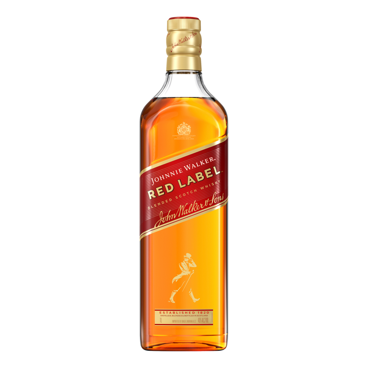 Johnnie Walker Red Label Blended Scotch Whisky 1.0L