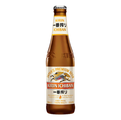Kirin Ichiban Shibori Lager 330ml Bottle 6 Pack
