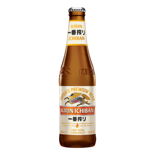 Kirin Ichiban Shibori Lager 330ml Bottle Case of 24